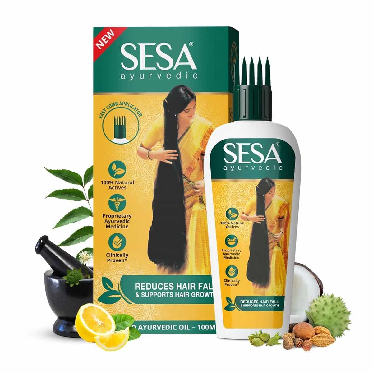 SESA Ayurvedic Anti-Hair Fall Oil 180ml