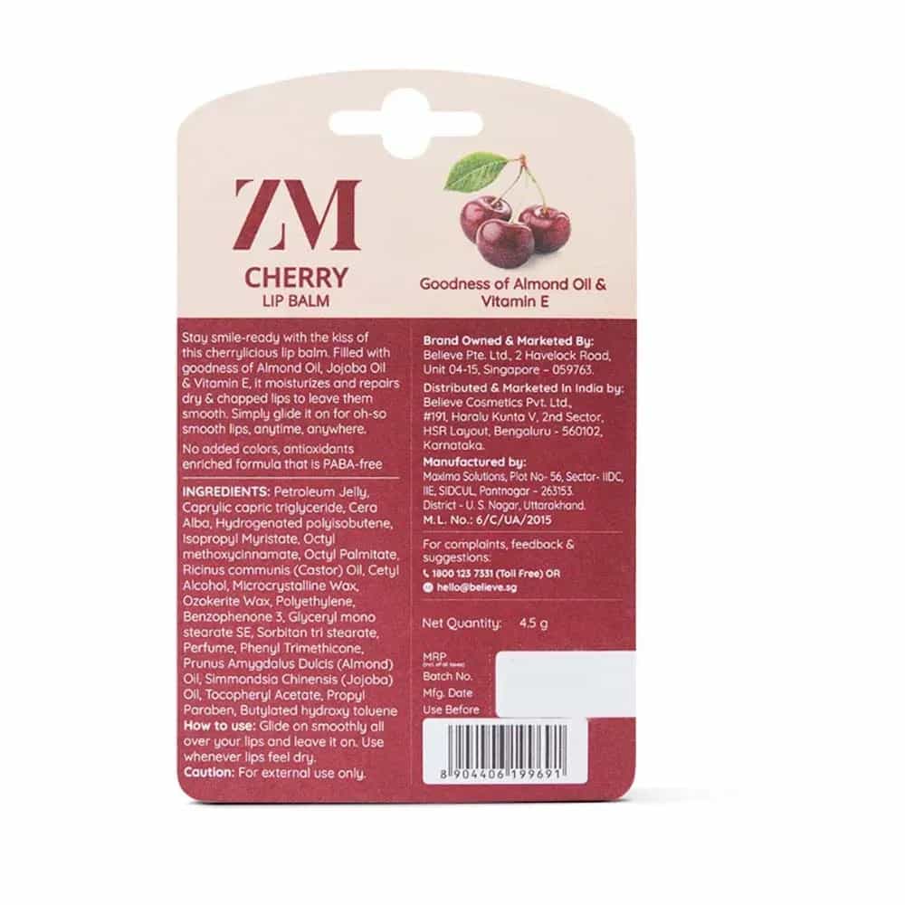 Zayn & Myza Moisturizing Lip Balms (4.5g) - Cherry