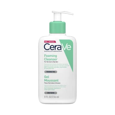 Cerave Foaming Cleanser For Normal To Oily Skin (236ml) - Image 1