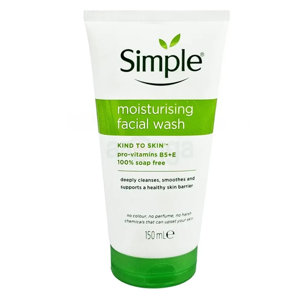 Simple Kind to Skin 100% Soap Free Moisturizing Face Wash 150ml