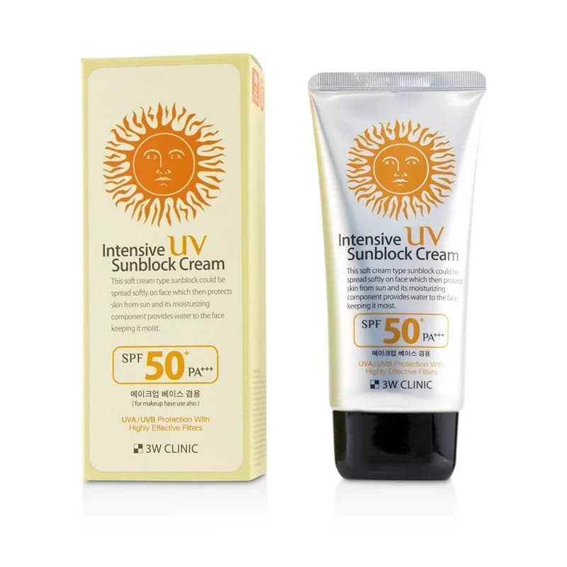 3W Clinic Intensive UV Sunblock Cream SPF50+ PA+++ 70ml