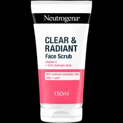 Neutrogena Clear & Radiant Face Scrub 150ml