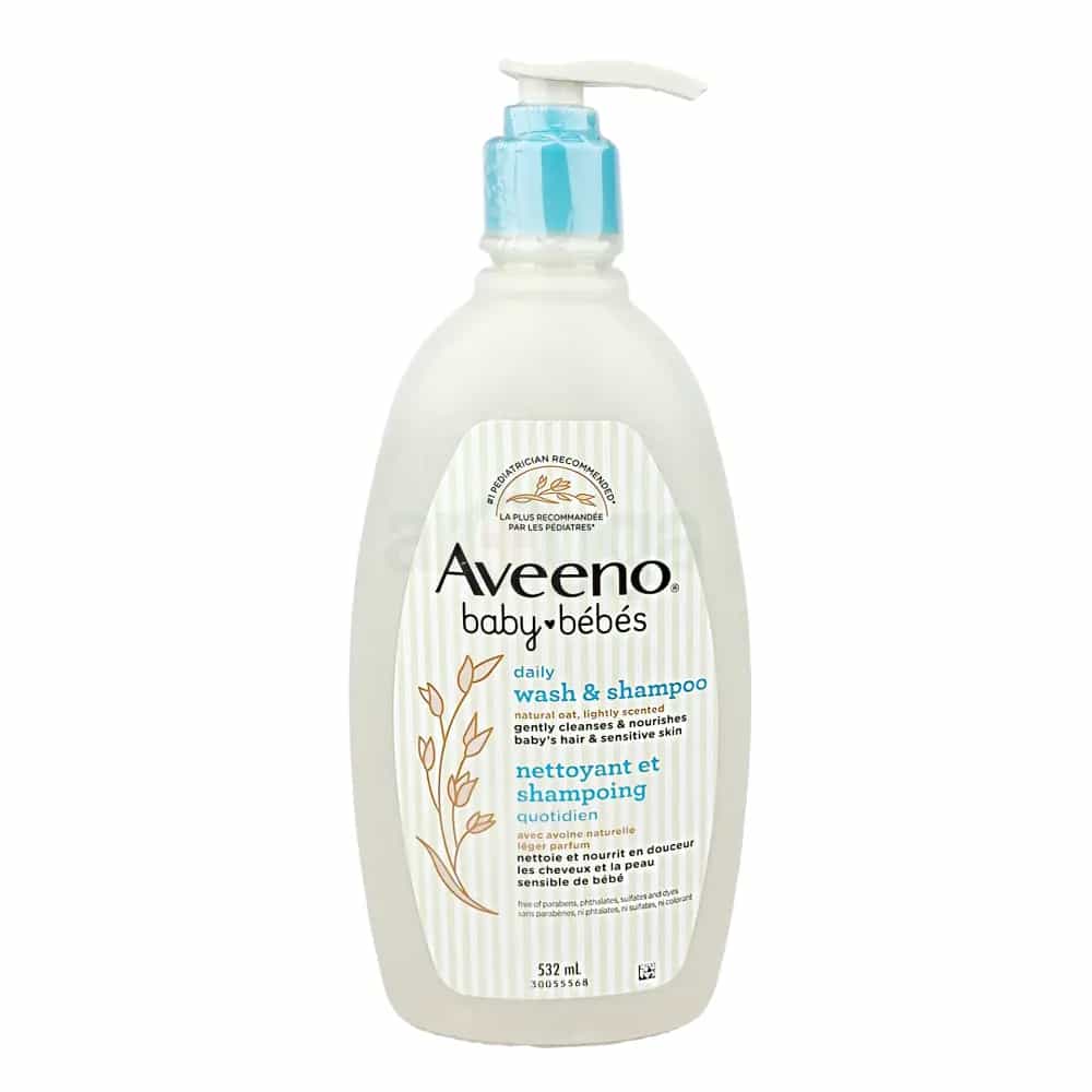 Aveeno Baby Wash & Shampoo Lightly Scented 236ml