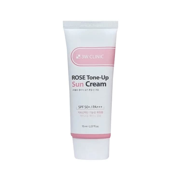 3W Clinic Rose Tone-Up Sun Cream SPF50+ PA+++ 70ml