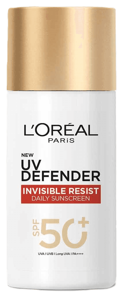 L'Oreal Paris UV Defender Invisible Resist Daily Sunscreen SPF50+ PA++++ 50ml