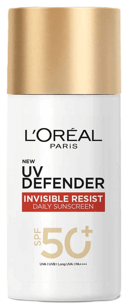 L'Oreal Paris UV Defender Invisible Resist Daily Sunscreen SPF50+ PA++++ 50ml