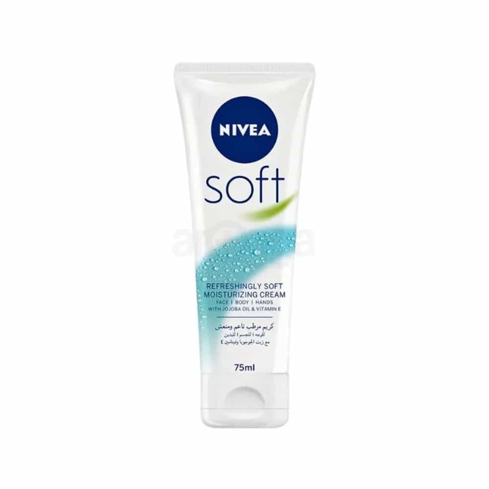 Nivea Refreshingly Soft Moisturizing Face Body Hands Cream 200ml