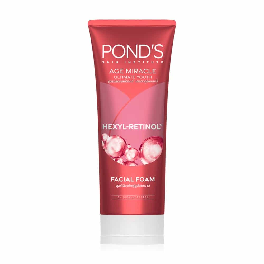 Ponds Age Miracle Ultimate Youth Hexyl Retinol Facial Foam - 90g + 45g